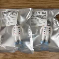 非売品 宇宙兄弟　ブライアン　エディ　人形キーホルダー　非売品ワッペン プレミアム限定】エディ＆ブライアン人形キーホルダー