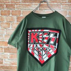 GILDAN★KISS JAPAN army バンドTシャツ M