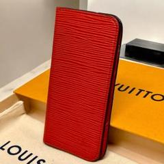 【鑑定済】ルイヴィトン モノグラム スマホケース 手帳型 iPhone X XS