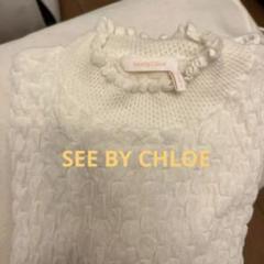 SEE BY CHLOE シーバイクロエ パフスリーブ ブラウス 34 白 SEE BY CHLOE - シーバイクロエ シャツ ブラウス フレンチ