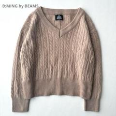 BEAMS（ビームス）5ゲージ ラムウール ケーブルニット（トップス