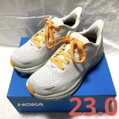 HOKA ホカ クリフトン8 ワイド 23.0 ブランデブランホワイト/BDBWのサムネイル