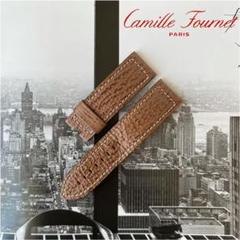 開店祝い Camille Fournet 新品/未使用 20㎜ ボルドー クロコダイル - レザーベルト