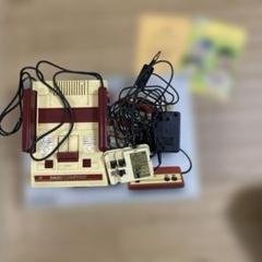 【ジャンク品】ファミリーコンピュータ 本体 コントローラー付き