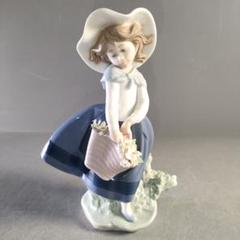 LLADRO リヤドロ 「きれいな花ばかり」5222 フィギュリン 置物