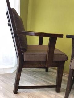 ダイニングチェア 1脚 肘掛付き