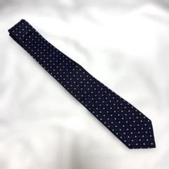 BLACK LABEL CRESTBRIDGE ネクタイ 花柄ドット ネイビー地