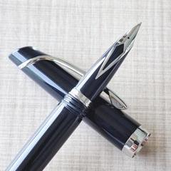 PLATINUM 万年筆 Pt ALLOY ショート プラチナニブ 美品 プラチナ ショート万年筆で書いてみた Platinum Vintage Short