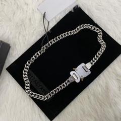 美品 alyx アリクス　デュアル チャンキー チェーン ネックレス　シルバー ☆送料関税込☆ALYX シルバー メタル チェーン ネックレス (ALYX