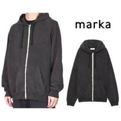 24AW準新作markaダメージ加工ジップアップパーカー