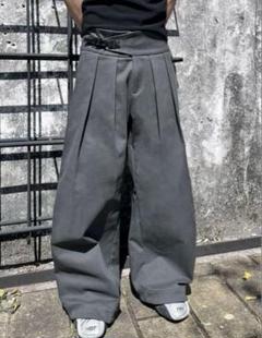 BEVAN UP Gray Slide Buckle Trousers 最安値 BEVAN UP Gray Slide Buckle Trousersオンライン ショッピン