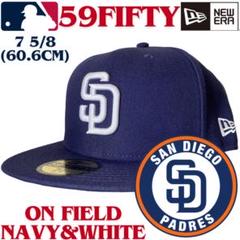 海外限定】7 5/8ニューエラ サンディエゴパドレス 59FIFTY