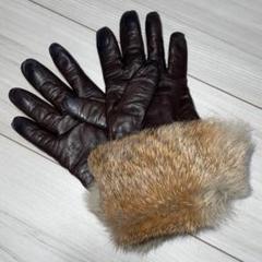 lepre 100%カシミヤライン ラビットファー使用イタリア製 女性用 革手袋 lepre 100%カシミヤライン ラビットファー使用イタリア製 女性用