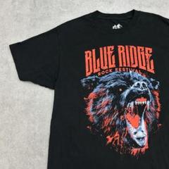 BLUE RIDGE　アメリカ　ロックフェス2023　Tシャツ　古着　黒　L
