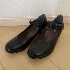 新品未使用✨AKAISHI アカイシ　ストラップ　パンプス　フラット　ブラック 160膝楽パンプス | AKAISHI 公式通販