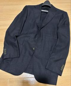【美品】UNITED ARROWS アローズ　リネン　ジャケット　ネイビー UNITED ARROWS リネンブレザー ジャケット ネイビー