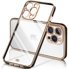 iPhone13 Pro ケース クリア 透明 13Pro カバー？ メッキ加工