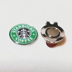 スタバ　ゴルフマーカー　マグネット台座　ハットクリップ　06