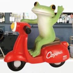 【25AW新商品・コポー】コポー　赤いスクーターに乗るカエル
