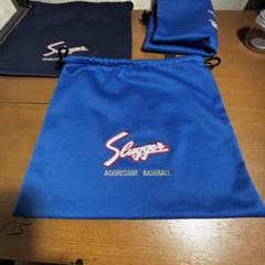 スラッガーSlugger グローブ袋☆青　グラブケース②