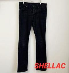 SHELLAC スタッズ カーゴ フレア ブラックデニム パンツ y2k SHELLAC スタッズ フレア ブラックデニムパンツ - メルカリ