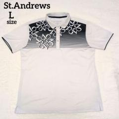 St.Andrews セントアンドリュース ゴルフ 半袖 ポロシャツ