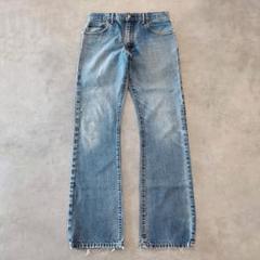 リーバイス517 Levis W31 ブルーデニム 青 フレア 古着 15019