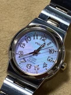 【中古】【腕時計】Wicca CITIZEN エコドライブ レディース