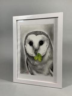 画家 白井真澄 木炭肉筆デッサン画  原画 真筆保証品！額入cat NO.28 画家 白井真澄 木炭肉筆デッサン画 原画 真筆保証品 額入horse