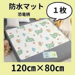 恐竜柄 防水マット