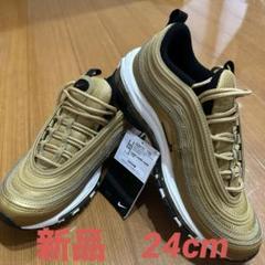 NIKE エアマックス97 ゴールド　24cm 新品のサムネイル