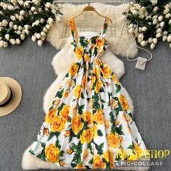 ワンピース　半袖　レディース　ドレス　レース　ロング　パーティー　花柄