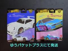 ホットウィールカスタム ポルシェ RWB マジョーラ紫 ✩深リム☆トミカ改造 ホットウィールカスタム スバル BRZ パンデム マジョーラ紫