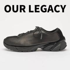 ★送料関税込★OUR LEGACY ゲイブ ステルス レザー スニーカー ☆OUR LEGACY☆ GABE ゲイブ ステルス ブラック レザー (OUR