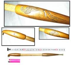 超極太キセル 特大型 煙管 約長辺46cm 古道具 喫煙具  WWST041 超極太キセル 特大型 煙管 約長辺46cm 古道具 喫煙具 WWST041