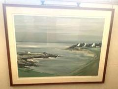 Georges LAPORTE \"LE RIVAGE\" 証明書付き Georges LAPORTE 