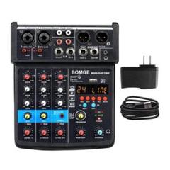 オーディオミキサー 4チャンネル 24 DSP USB サウンドカード オーディオミキサー 4チャンネル 24 DSP USB サウンドカード