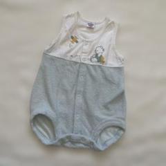 Babygro familiarファミリアノースリーブロンパース 水色70〜85