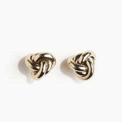 【未使用品】 H＆M ノットルックスタッドピアス ゴールド