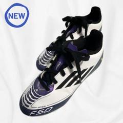 NEW F50 MESSI スパイク ホワイト/パープル