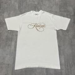 90s USA製 ヴィンテージ　Tシャツ　kiawah 刺繍　キアワ　アイランド
