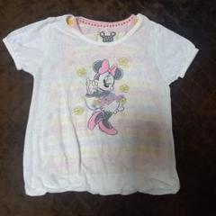 ミニーマウス Tシャツ ホワイト 160