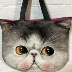 ゆ*ら様 コヤンイサムチョン♡ ブラックサバネコ♡トートバッグ トートバッグ＊コヤンイサムチョン - メルカリ