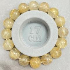 13mm 大玉開運‼️金運アップ　ルチルクオーツ　ブレスレット