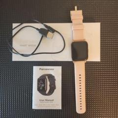 Parsonver スマートウォッチ ピンク 本体