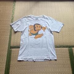 90s A BATHING APE 猿　プリント　半袖　Tシャツ　カットソー
