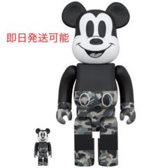 BE@RBRICK BAPE MICKEY MOUSE 100% & 400%