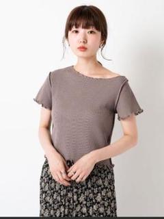 Kastane 半袖パイピングメロウワッフルTee2