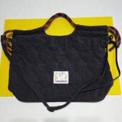 美品　ムーミンキルティングバック