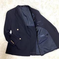 ✨美品✨BURBERRY LONDON　テーラード　紺ブレ　金ボタン Lサイズ 美品 バーバリー【紺ブレ 金ボタン 希少サイズBE5 L 相当